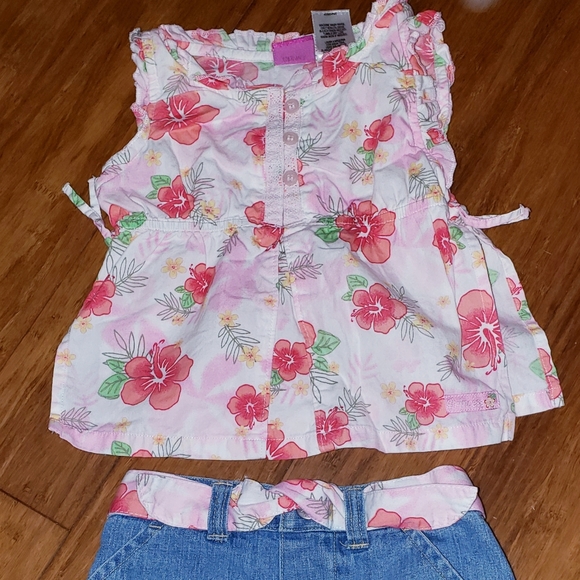 Disney Kids short set Princess Denim short cotton